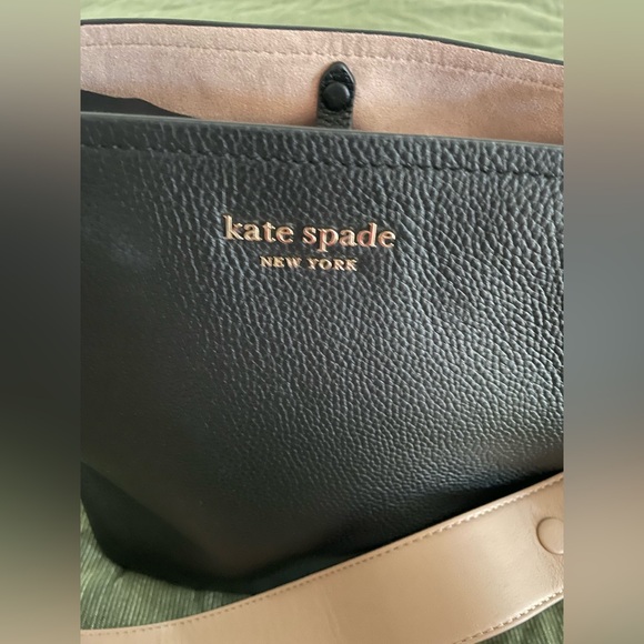 Kate Spade Leather Bucket Bag / Purse - Black NWT - Picture 5 of 12
